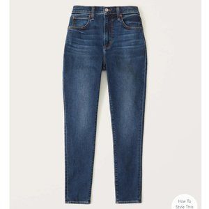 A&F Super Skinny High Rise Ankle Curve Love Jean